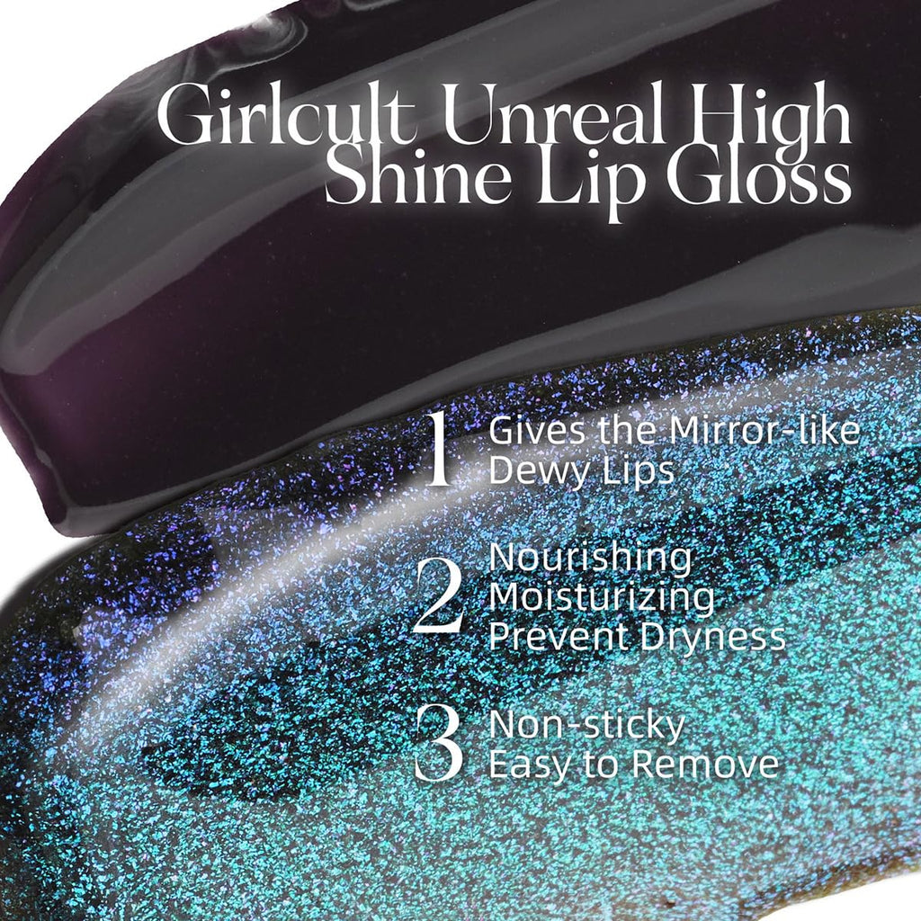 Girlcult Glass Shine Lip Gloss – Non-Sticky Hydrating Lip Gloss With High-Shine Finish, Lightweight Moisturizing Formula, Buildable Sheer Color For Plump Lips (J73)