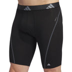 Adidas Men'S Performance Mesh Long Boxer Briefs (3-Pack) Breathable Workout Underwear
