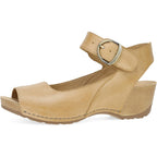Dansko Tiana Slip-On Platform Sandal For Women – Cushioned, Contoured Footbed For All-Day Comfort And Support – Hook & Loop Strap With Buckle Detail – Lightweight Rubber Outsole