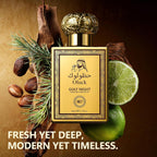 Gulf Night Perfume M7 Cologne For Women & Men, Lemon Pineapple Nutmeg Cedarwood Vanilla Notes, Middle Eastern Fragrance