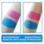 MEICOLY Pink Face Body Paint Stick(1.06Oz),Waterproof Sweatproof Pink Eye Black Softball/Baseball/Football,Cream Body Paint,Blendable Face Paint for Halloween Special Effects SFX Makeup
