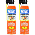 Terro Ready To Use Indoor And Outdoor Carpenter Ant, Termite, And Carpenter Bee Killer Aerosol Spray - T1901Sr - 2 Pack, 32 Total Ounces | Indoor & Outdoor Treatment For Ants, Termites, & Wood-Infesting Insects, Two-Way Spray Nozzle, 32 Total Oz