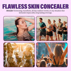 Tattoo Cover Up Makeup Waterproof, Leg And Body Makeup, Long Lasting Body Foundation For Flawless Looking, Easy Application, Natural Radiance (1 Pc)