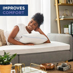 Tempur-Adapt (Supreme) 3" Memory Foam Mattress Topper, Queen,White
