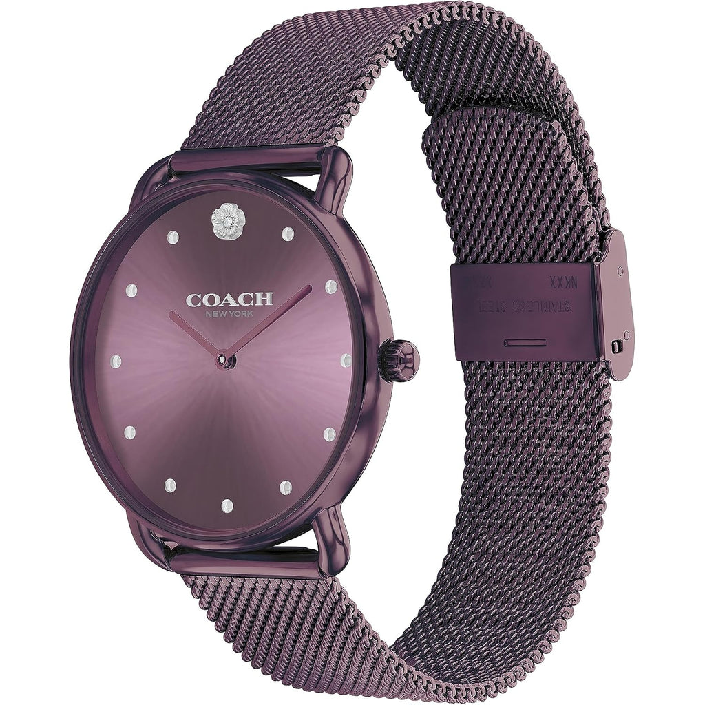 Coach Elliot Women'S Watch | Modern Elegance With Iconic Tea Rose Detail | Chic Timepiece For Everyday Wear | Ideal Gift For Her | Water-Resistant | 36 Mm