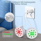 Pool Lights, Upgraded Rechargeable Submersible Led Lights With Remote Ip68 Waterproof 16 Colors Hot Tub Underwater Pool Lights For Above Ground Inground Pool, Bath, Party, Vase 2 Pack