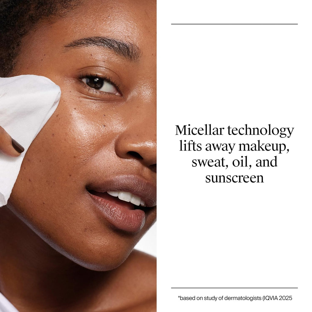 Neutrogena Hydro Boost Cleansing Wipes Makeup Remover For Face Micellar Gently Removes Oil, Dirt, And Waterproof Makeup Daily With Hydrating Hyaluronic Acid, 25 Ct