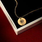 MignonandMignon Personalized Pet Portrait Necklace – Custom Jewelry Gift for Dog or Cat Lovers Unique Holiday Gifts for Her -LCN-AP