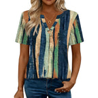 Zeagoo Womens Tops Short Sleeve V Neck Tee Shirts Cute Dressy Casual Clothing Business Work Blouse Multicolor-cx289