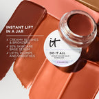 IT Cosmetics Do It All Serum Color Balm Sun Cream Blush & Bronzer, Blendable & Buildable, Lift, Reshape, All-Over Color, 24HR Hydration, Hyaluronic Acid, Peptides & Vitamin E - 0.63 oz