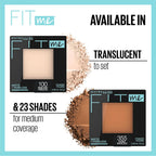 Maybelline Fit Me Matte + Poreless Pressed Face Powder Makeup & Setting Powder, Fair Ivory, 1 Count