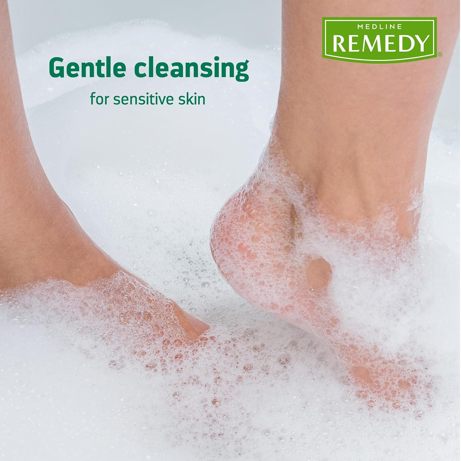 Medline Remedy Essentials Shampoo And Body Wash (8 Fl Oz), Fresh Scent, Full Body Cleanser With Aloe, For Adults & Elderly, Easy Rinse Gel For Bath, Shower Or Bedside Bathing