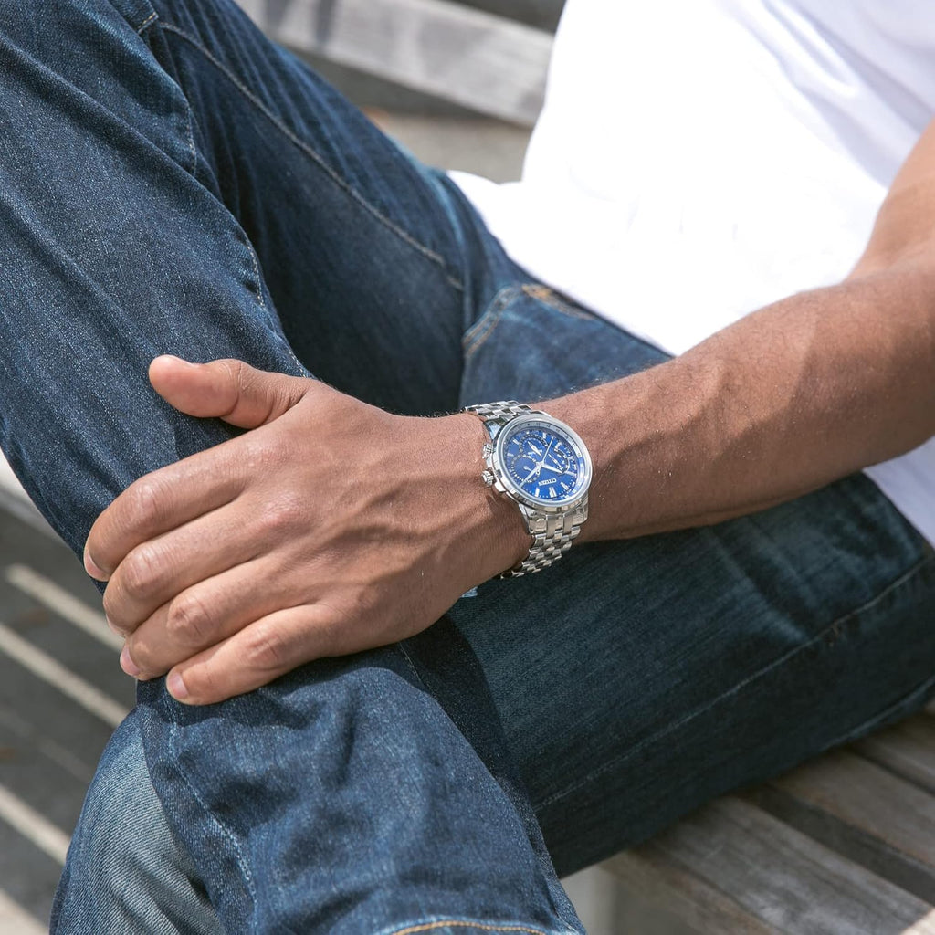 Citizen Men'S Eco-Drive Calendrier Classic Watch, 12/24 Hour Time, 3-Hand Day And Date, Chronograph, Luminous Hands