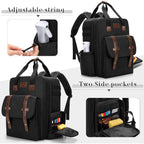 Large Capacity Barber Case, Travel Hairdresser Bag Holds Various Hair Cutting Tools, Black