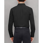 J.Ver Men'S Dress Shirts Stretch Stain Shield Long Sleeve Solid Formal Shirt Business Casual Button Down Shirts