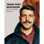 Bossman MUDstache Unscented Mustache Wax for Men (1 oz) – Strong 24-Hour Hold, Non-Tacky & Easy to Apply for Taming & Styling