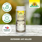 Neudorff Outdoor Ant Killer, Ant Bait Granules 1 Lbs Treats Up To 2,000 Sq. Ft. & Lasts Up To 4 Weeks, Home Perimeter Treatment For Organic Gardening, Insect Bait Attracts And Kills (1 Lb. (Ants))