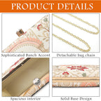 Longing To Buy Hand Crafted Designer Box Clutch - Zari Embroidery For Women