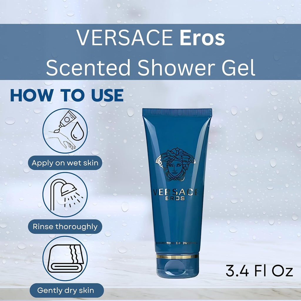 Versace Eros Fragrance Set, 2 Count