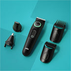 Braun All-In-One Style Kit Series 3 3450, 5-in-1 Trimmer for Men with Beard Trimmer, Ear & Nose Trimmer, Hair Clippers & More, Ultra-Sharp Blade, 40 Length Settings and Washable