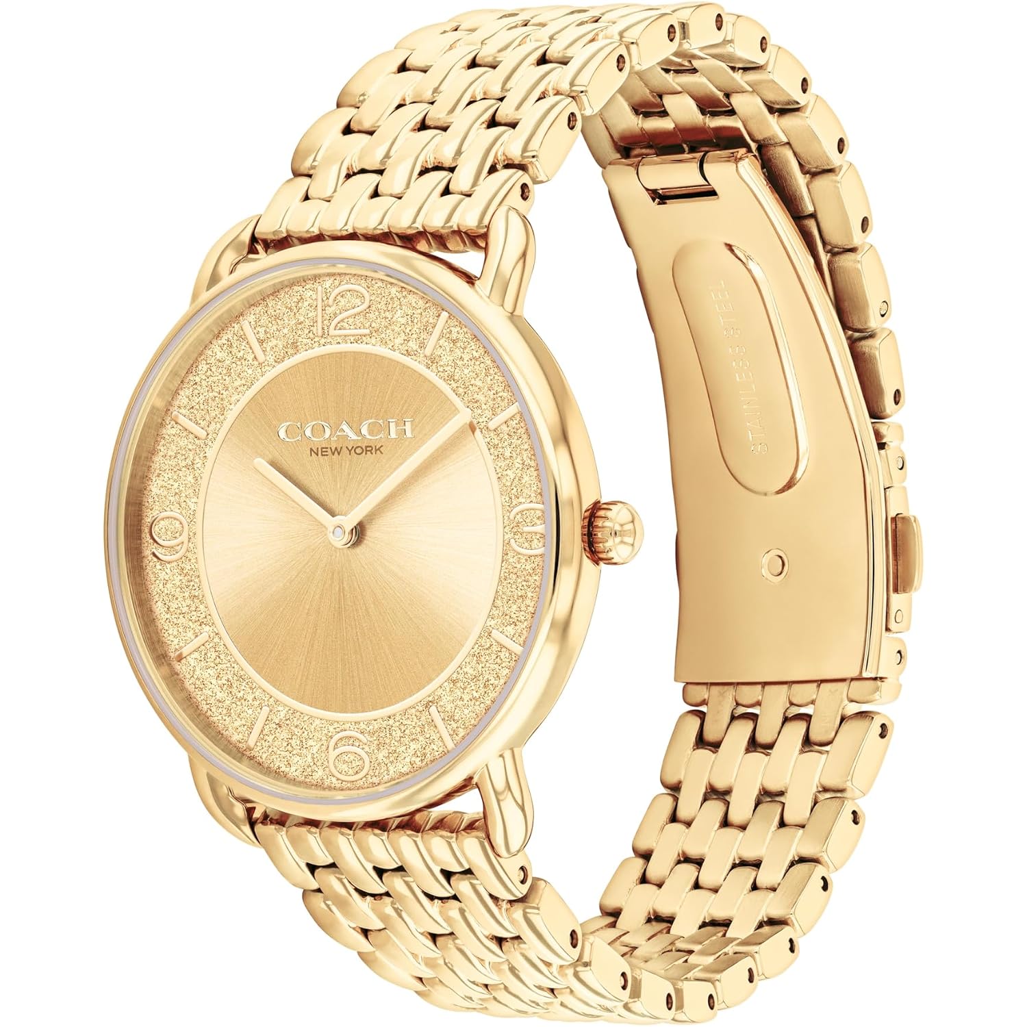 Coach Elliot Women'S 2H Quartz Watch - Stainless Steel Bracelet - Water Resistant Up To 3Atm/30 Meters - Premium Fashion - Classic Minimalist Design For Everyday Wear - 28Mm