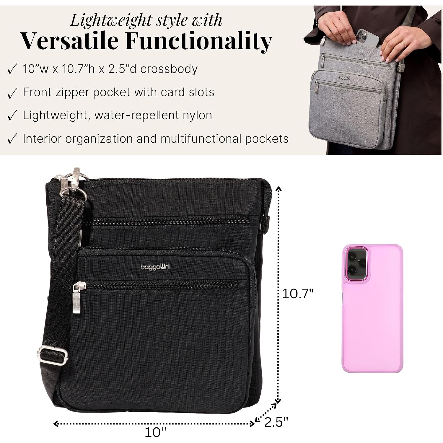 Baggallini Out And About Crossbody