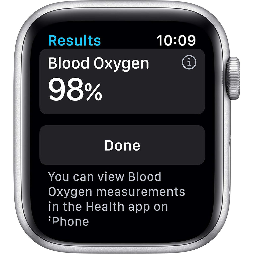 Apple Watch Series 6 (Gps, 44Mm) - Silver Aluminum Case With White Sport Band (Renewed)