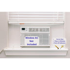 Surround Insulation Side Panels White For Window Ac Unit Indoor Air Conditioner Cover For Winter And Summer