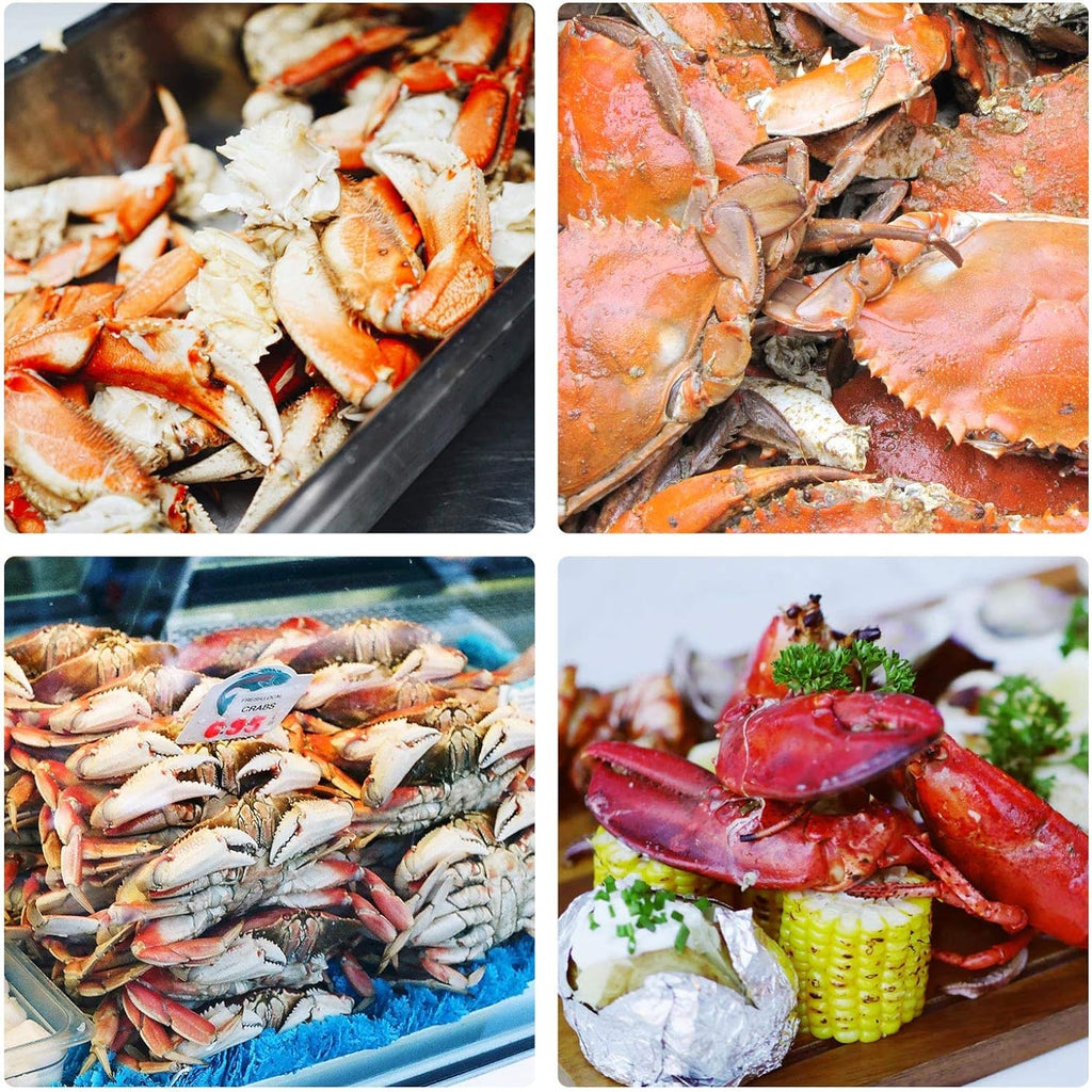 10 Pcs Seafood Tools Set - Crab Lobster Crackers Stainless Steel Forks Opener Shellfish Lobster Crab Leg Sheller Seafood Scissors,1Set