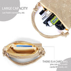 Rhinestone Purse Sparkly Evening Bag Silver Clutch Purses For Women Evening, Cross Body Handbags For Party Prom Club Wedding