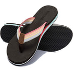 Women'S Orthotic Flip Flops,Casual Comfortable Yoga Mat Thong Sandal With Arch Support
