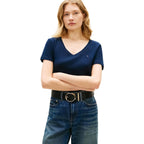 Tommy Hilfiger Women's Basic Short Sleeve Cotton V-Neck T-Shirt