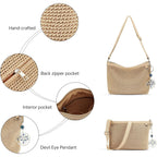 Crochet Bag For Women Beach Purse For Women Vacation On Spring Summer