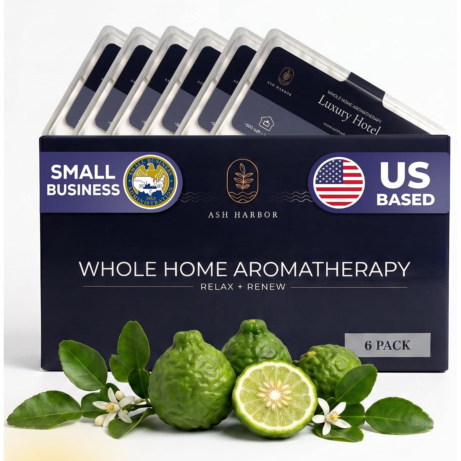 Luxury Hotel Whole Home Air Freshener System - Whole House Air Freshener For Hvac Filter - Scented Filters For Home - Hvac Duct Odor Eliminator - Filter Fresh 6 Pack