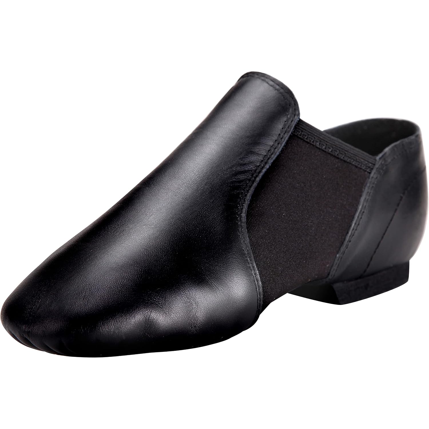 Linodes Unisex Leather Upper Jazz Shoe Slip-On For Women And Men'S Dance Shoes