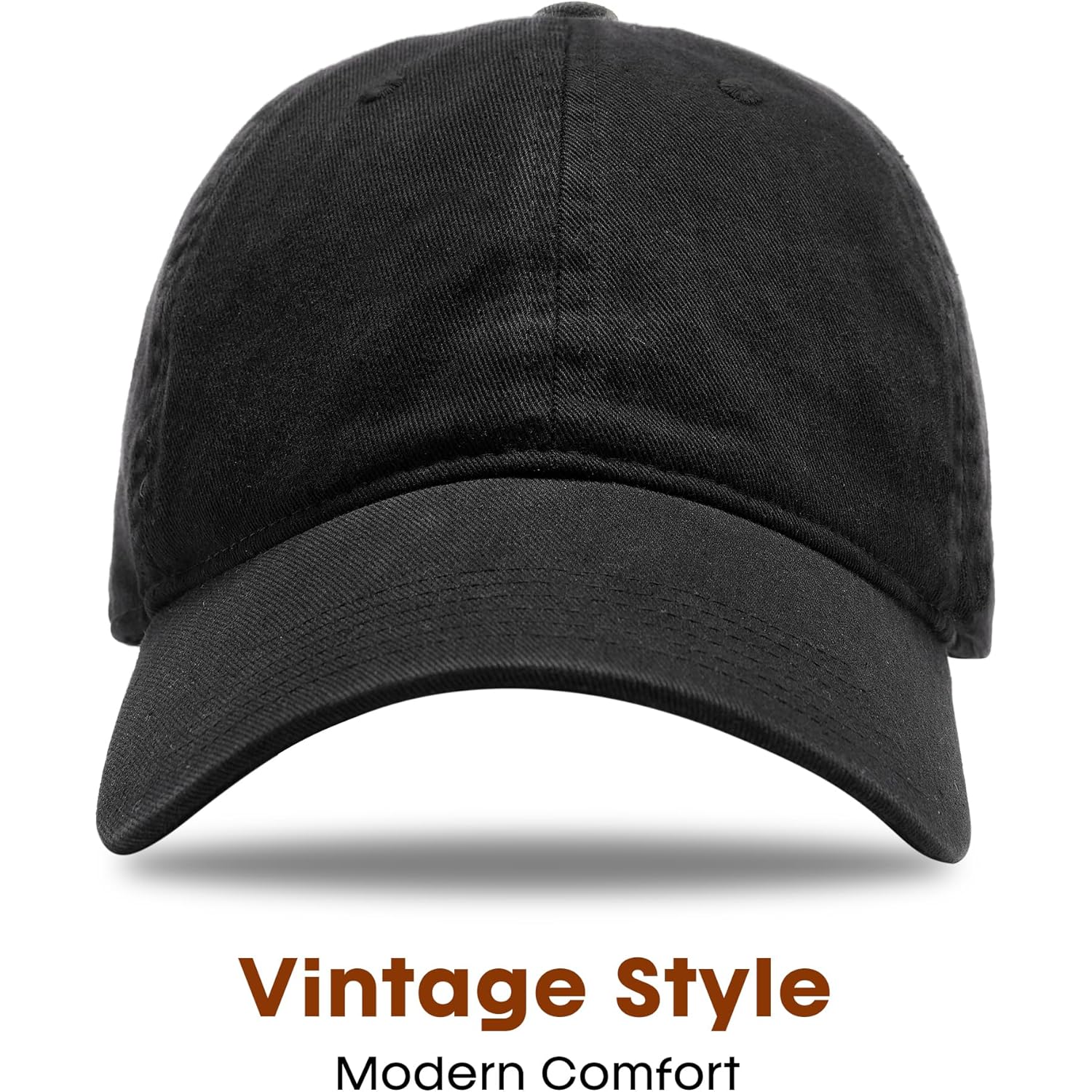 FURTALK Unisex Vintage Washed Unstructured Baseball Cap Washed Cotton Adjustable Dad Hat