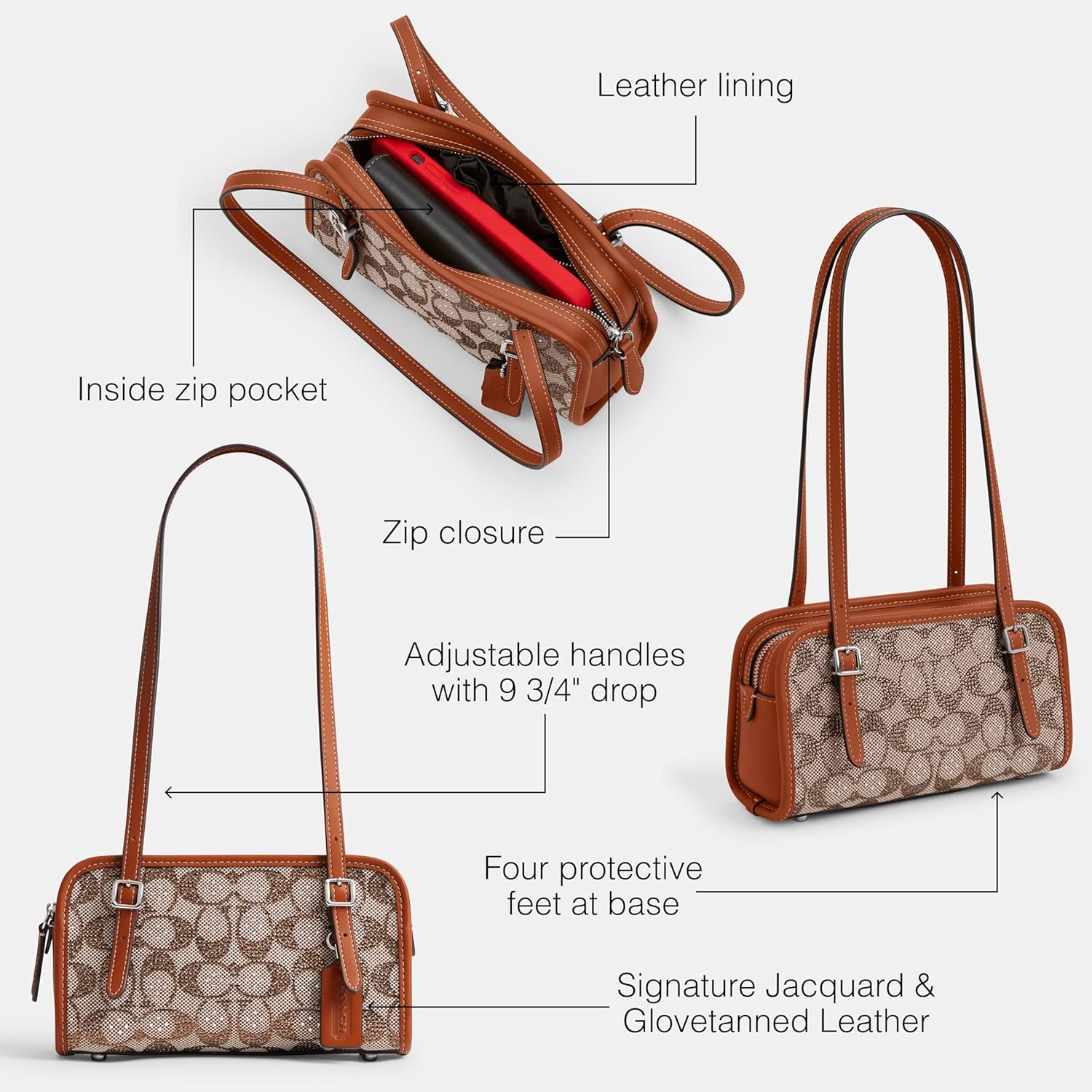 COACH Swing Zip 20