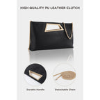 Coucoland Clutch Purse For Women - Evening Bags Pu Leather Glitter Fashion Purse Handbag For Wedding Party Daily | Pu Leather