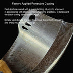 Meat Bone Cleaver Knife for Meat Cutting Handmade, Heavy Duty Butcher Axes, Hand Forged Bone Chopper, Full Tang Chopping Knife for Kitchen Outdoor BBQ Chirstmas Mother Father Gifts Idea Men