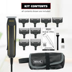 Wahl Edge Pro Bump Free Corded Beard Trimmer for Men Touch Up Trimmer & Grooming Detailer Kit – Perfect for Edging Beards, Mustaches, Hair, & Stubble, – Model 9686-300