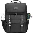 Yalundisi Vintage Backpack Travel Laptop Backpack With Usb Charging Port For Women & Men College Backpack Fits 15.6 Inch Laptop Black