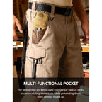 Men'S Cargo Work Shorts Water Resistant Ripstop Tactical Tool Shorts For Outdoor Hiking Fishing With 14 Pockets(No Belt)