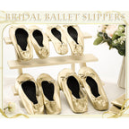 Wedding Foldable Flats Dancing Shoes Bulk Women'S Roll Up Ballet Flats Wedding Party Slippers For Bridesmaids Guests