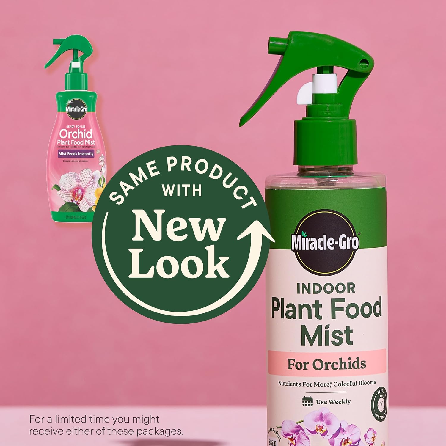 Miracle-Gro Indoor Plant Food Mist For Orchids, 8 Fl. Oz. (2-Pack) | Orchid Plant Food