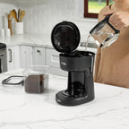 Mr. Coffee Mini Brew 5-Cup Coffee Maker with Auto-Pause & Ergonomic Carafe, Brews up to 25oz of Coffee, Perfect for Home & Office Use, Black