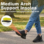 Steel Toe Shoes For Men & Women Work Shoes Women Safety Toe Sneakers Unisex | Lightweight,Breathable,Arch Fit,Comfortable,Construction,Manufacturing,Garden,Garage,Running,Factory,Plant