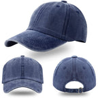 5 Pieces Unisex Cotton Vintage Baseball Cap Low Profile Unstructured Baseball Hat Washed Distressed Twill Adjustable Dad Hat