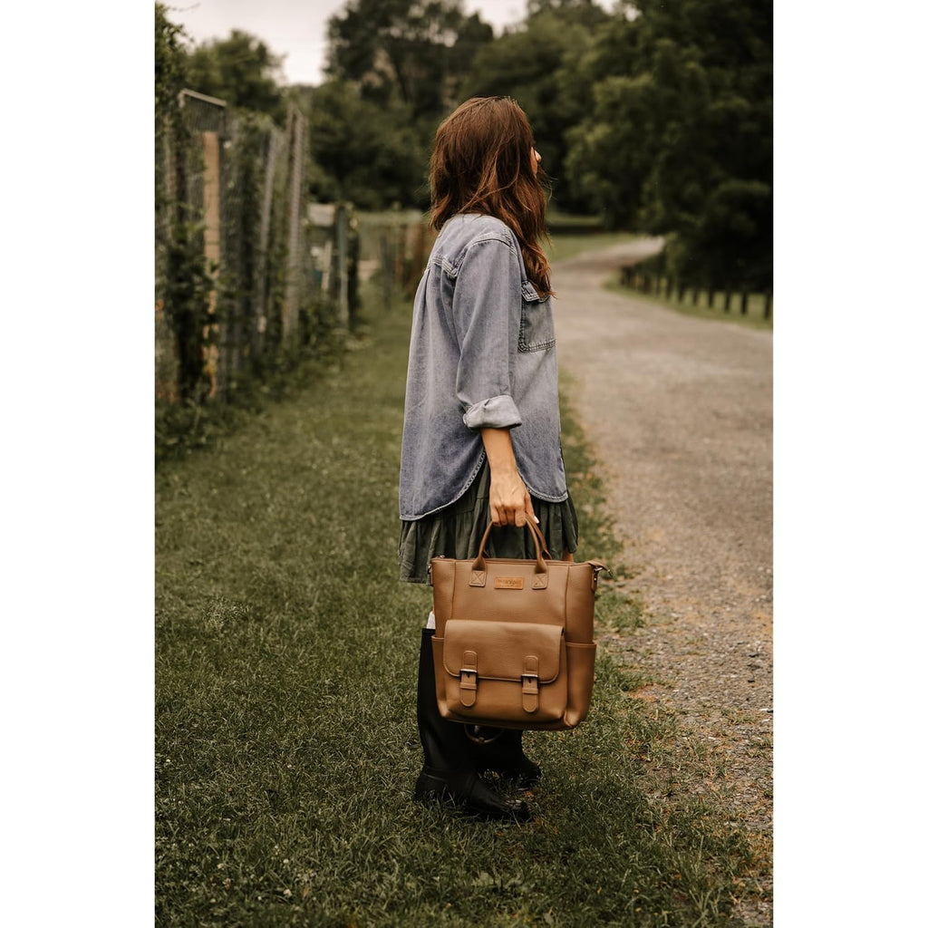 Montana West Wrangler Womens Convertible Backpack Purse Anti-Theft Brown Backpack With Adjustable Crossbody Shoulder Strap For Work Travel Wg175-9110Br
