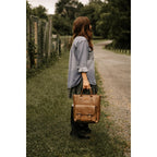 Montana West Wrangler Womens Convertible Backpack Purse Anti-Theft Brown Backpack With Adjustable Crossbody Shoulder Strap For Work Travel Wg175-9110Br