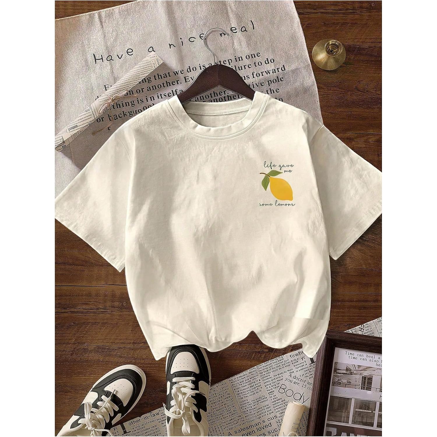 Soly Hux Women'S Summer Graphic Tees Short Sleeve Crew Neck T Shirt Cute Casual Tops